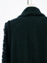 Chanel Lace Sleeved Boucle Jacket Jacket arcadeshops.com