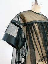 Noir Tulle Ruffle Top Top arcadeshops.com