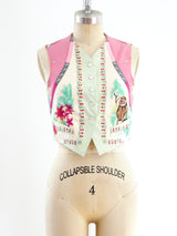 Etro Scarf Printed Silk Vest Top arcadeshops.com