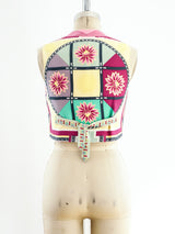 Etro Scarf Printed Silk Vest Top arcadeshops.com