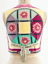 Etro Scarf Printed Silk Vest Top arcadeshops.com