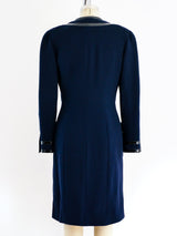Chanel Coat Dress with Patent Trim Jacket arcadeshops.com