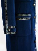 Chanel Coat Dress with Patent Trim Jacket arcadeshops.com