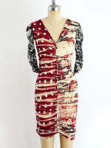 Jean Paul Gaultier Ruched Net Dress Dress arcadeshops.com