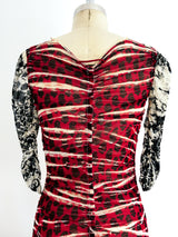Jean Paul Gaultier Ruched Net Dress Dress arcadeshops.com