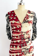 Jean Paul Gaultier Ruched Net Dress Dress arcadeshops.com