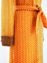 Tangerine Beaded Shirt Dress Dress arcadeshops.com