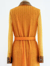 Tangerine Beaded Shirt Dress Dress arcadeshops.com