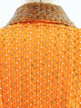 Tangerine Beaded Shirt Dress Dress arcadeshops.com