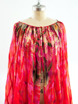 Metallic Thread Butterfly Shrug Top arcadeshops.com