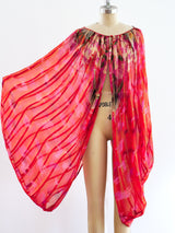 Metallic Thread Butterfly Shrug Top arcadeshops.com