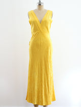 Overdyed Silk Jacquard Slip Dress Dress arcadeshops.com