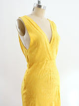 Overdyed Silk Jacquard Slip Dress Dress arcadeshops.com