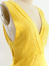 Overdyed Silk Jacquard Slip Dress Dress arcadeshops.com