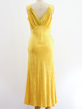 Overdyed Silk Jacquard Slip Dress Dress arcadeshops.com