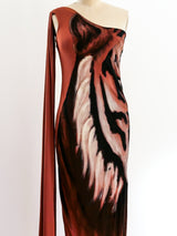 Hand Painted Tiger Face Dress Dress arcadeshops.com