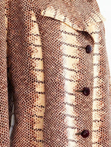 Snake Print Jacket Jacket arcadeshops.com