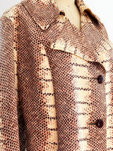 Snake Print Jacket Jacket arcadeshops.com