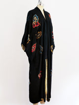 Golden Dragon Embroidered Silk Robe Jacket arcadeshops.com