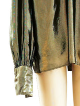 Metallic Gold Lurex Top Top arcadeshops.com