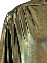 Metallic Gold Lurex Top Top arcadeshops.com