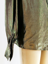 Metallic Gold Lurex Top Top arcadeshops.com