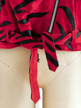 Tiger Applique Suede Jacket Jacket arcadeshops.com