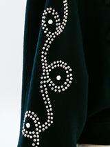 Studded Felted Motorcycle Jacket Jacket arcadeshops.com