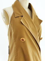 Genny Khaki Halter Dress Dress arcadeshops.com