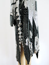 Silver Sequin Embellished Dress Dress arcadeshops.com