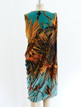 Jean Paul Gaultier Mesh Palm Print Bubble Dress Dress arcadeshops.com