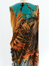 Jean Paul Gaultier Mesh Palm Print Bubble Dress Dress arcadeshops.com