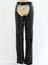 Studded Leather Chaps Bottom arcadeshops.com