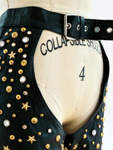Studded Leather Chaps Bottom arcadeshops.com