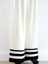 Escada Ivory Wide Leg Pant Bottom arcadeshops.com