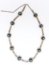 Rhinestone and Blue Crystal Belt Accessory arcadeshops.com