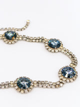 Rhinestone and Blue Crystal Belt Accessory arcadeshops.com