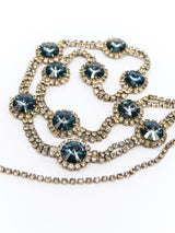 Rhinestone and Blue Crystal Belt Accessory arcadeshops.com
