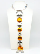 Space Age Disc Necklace Jewelry arcadeshops.com