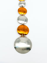 Space Age Disc Necklace Jewelry arcadeshops.com