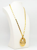 Concentric Circles Pendant Necklace Jewelry arcadeshops.com