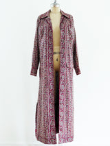 Beaded Paisley Shirt Dress/Duster Dress arcadeshops.com