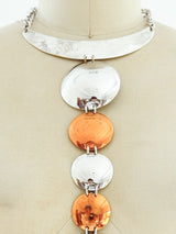 Space Age Disc Necklace Jewelry arcadeshops.com