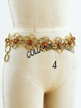 Yves Saint Laurent Gripoix Daisy Chain Belt Accessory arcadeshops.com