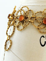 Yves Saint Laurent Gripoix Daisy Chain Belt Accessory arcadeshops.com