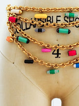 Chanel Fall 1991 Pill Charm Belt Accessory arcadeshops.com