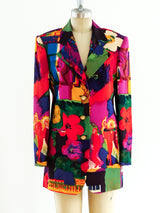 Iceberg Floral Print Jacket Jacket arcadeshops.com