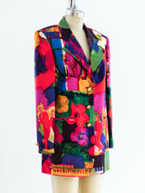 Iceberg Floral Print Jacket Jacket arcadeshops.com