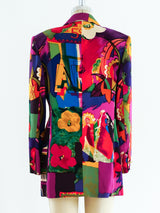 Iceberg Floral Print Jacket Jacket arcadeshops.com