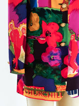 Iceberg Floral Print Jacket Jacket arcadeshops.com